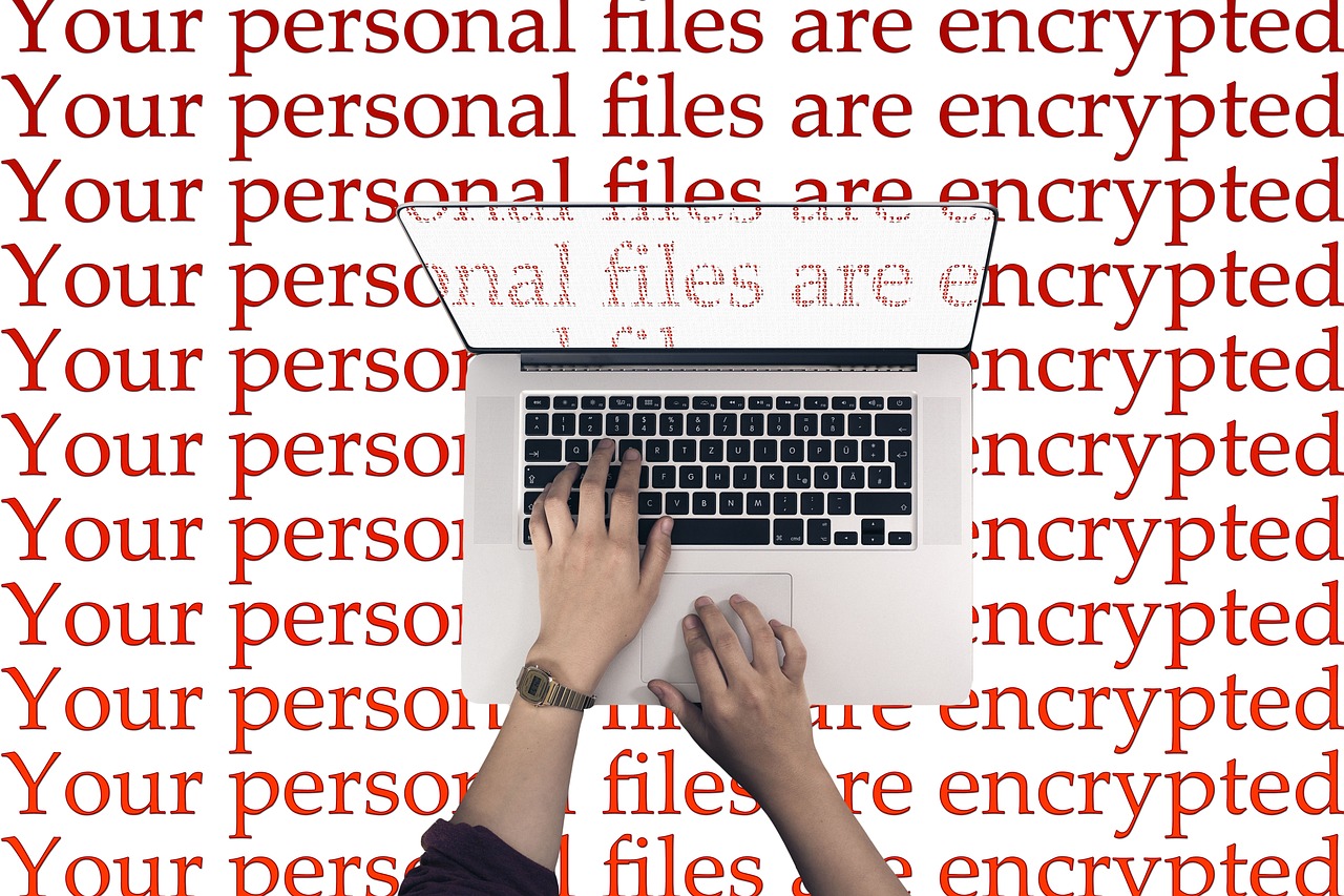 Laptop met beveiligingssoftware op het scherm